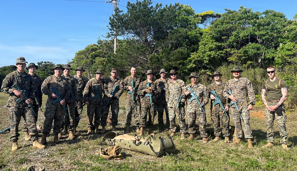 U.S. Marines with Headquarters Battalion Conduct Casualty Evacuation Training