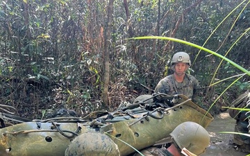 U.S. Marines with Headquarters Battalion Conduct Casualty Evacuation Training