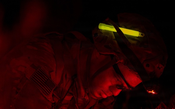 21st Theater Sustainment Command Best Squad Competition 2026: Night Land Navigation