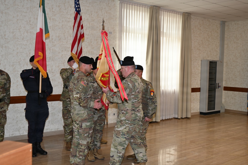 U.S. Army Garrison Italy conducts change of responsibility