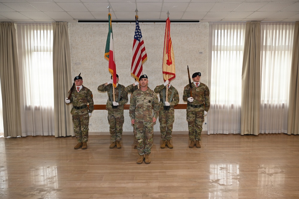 U.S. Army Garrison Italy conducts change of responsibility