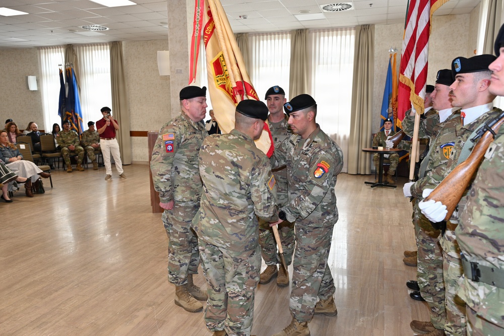U.S. Army Garrison Italy conducts change of responsibility