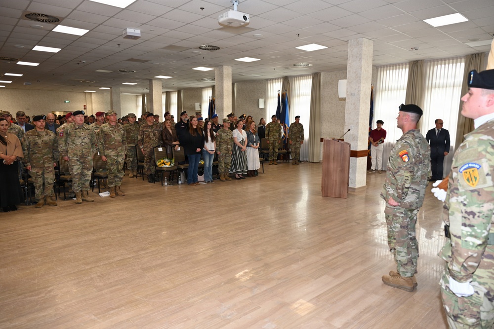 U.S. Army Garrison Italy conducts change of responsibility
