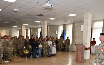 U.S. Army Garrison Italy conducts change of responsibility
