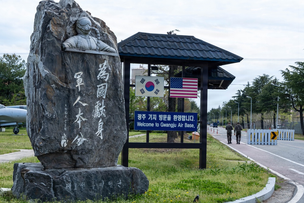 Kicking off exercise FF 26-1 at Gwangju AB