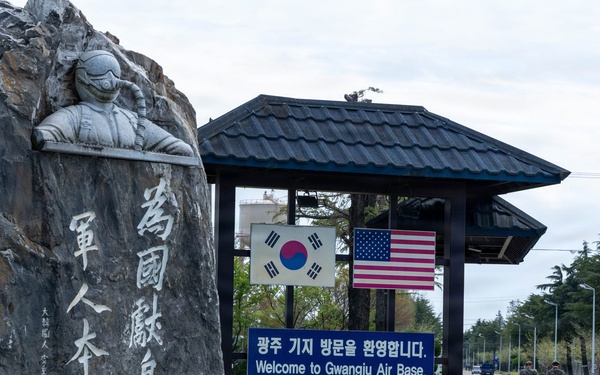 Kicking off exercise FF 26-1 at Gwangju AB