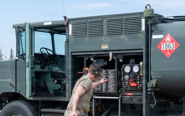 Kicking off exercise FF 26-1 at Gwangju AB