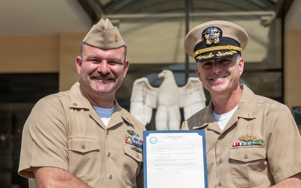 NAVFAC EURAFCENT BUCS Pinning Ceremony