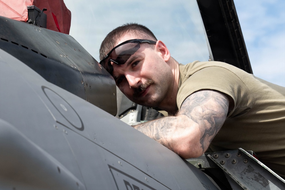 Kicking off exercise FF 26-1 at Gwangju AB