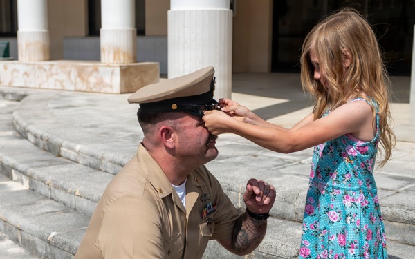 NAVFAC EURAFCENT BUCS Pinning Ceremony
