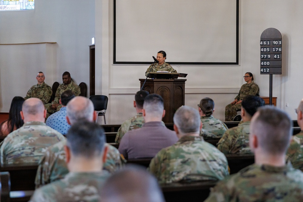 7th MSC HHC Conducts Change of Responsibility Ceremony