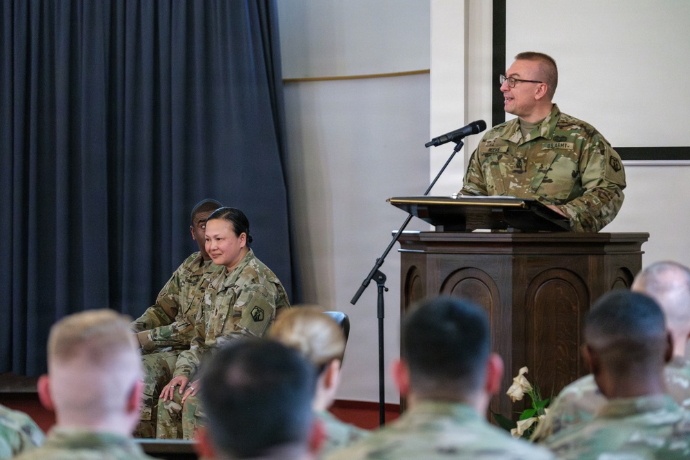 7th MSC HHC Conducts Change of Responsibility Ceremony