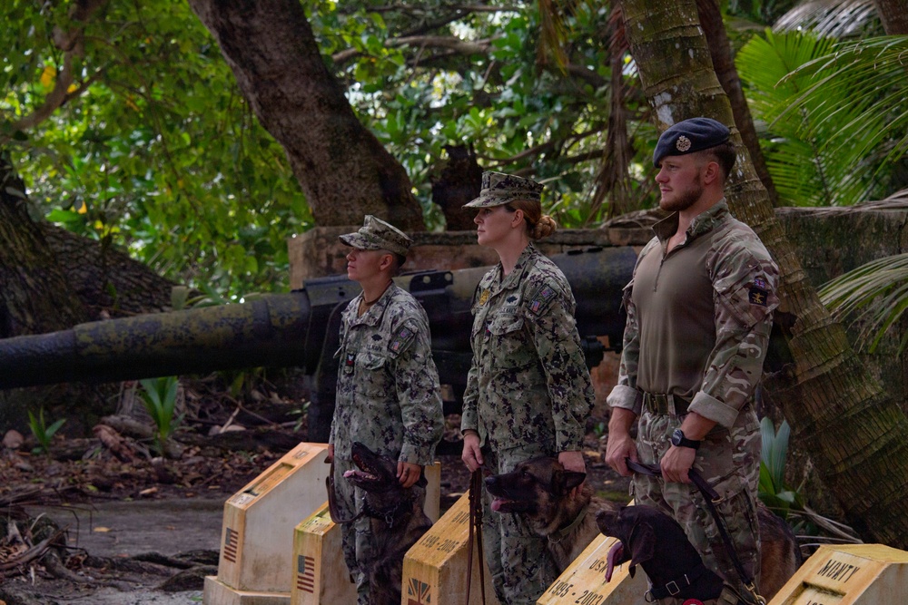 Military Working Dogs of NSF Diego Garcia