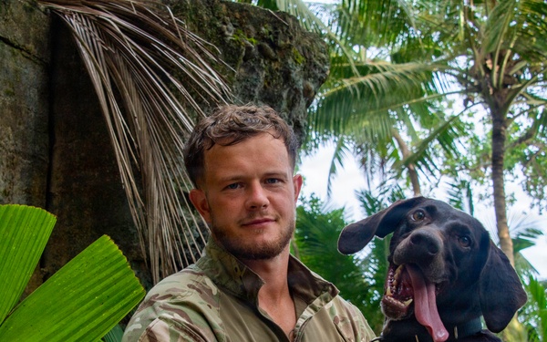 Military Working Dogs of NSF Diego Garcia