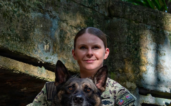 Military Working Dogs of NSF Diego Garcia