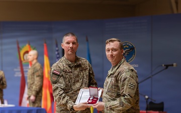 Latvian Air Force presents awards to 3rd CAB Soldiers