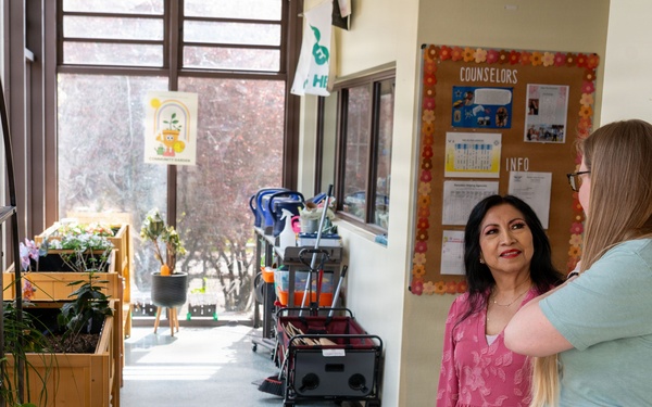 Council for Professional Recognition leader tours Ramstein child programs