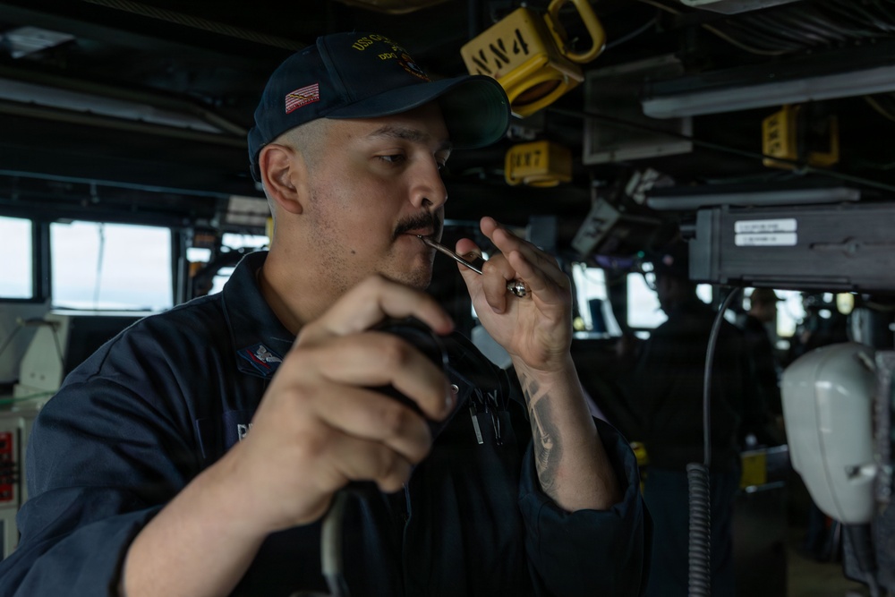 Routine Operations aboard USS Gonzalez (DDG 66)