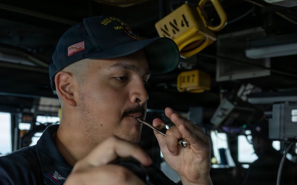 Routine Operations aboard USS Gonzalez (DDG 66)