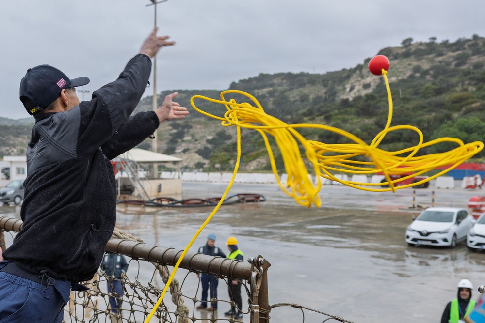 Sea and Anchor aboard the USS Gonzalez (DDG 66))