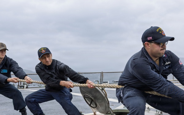 Sea and Anchor aboard the USS Gonzalez (DDG 66))
