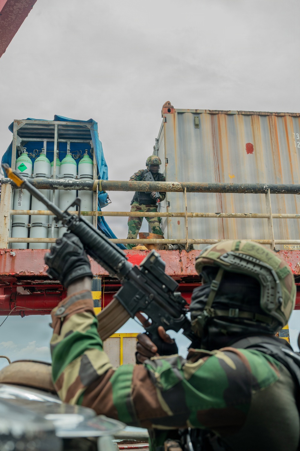 Multinational forces conduct maritime combat training