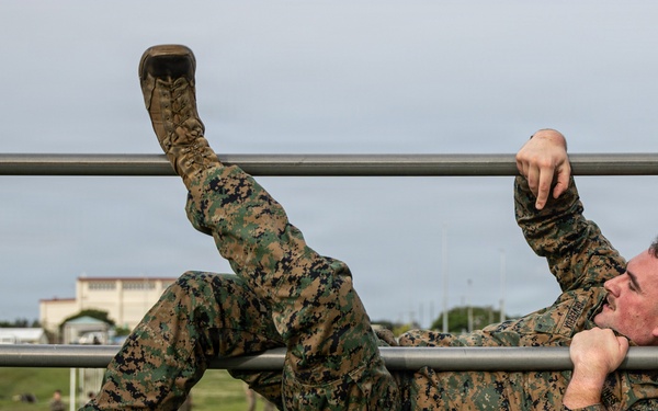 COMMSTRAT Marines conduct a field training exercise at Camp Hansen