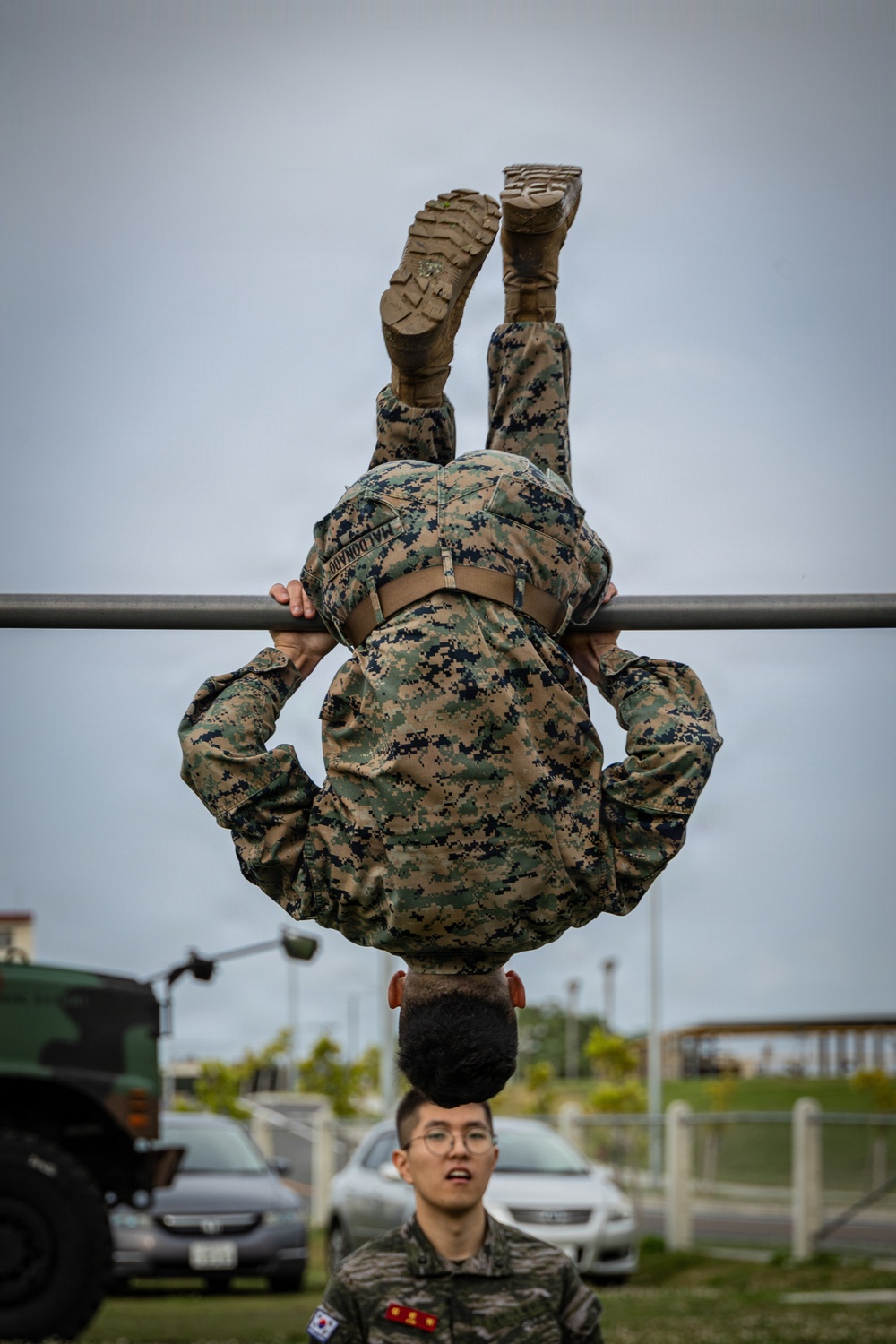 COMMSTRAT Marines conduct a field training exercise at Camp Hansen