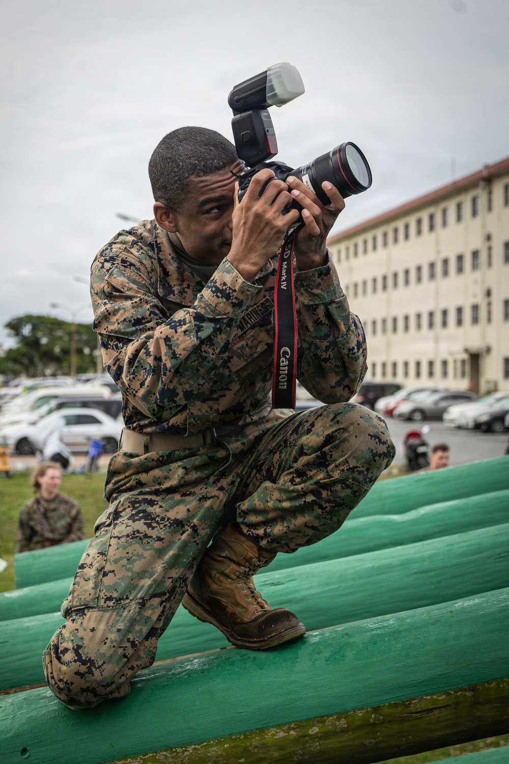 COMMSTRAT Marines conduct a field training exercise at Camp Hansen