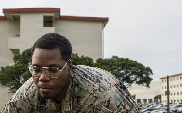 COMMSTRAT Marines conduct a field training exercise at Camp Hansen