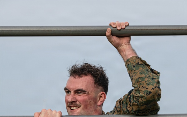 COMMSTRAT Marines conduct a field training exercise at Camp Hansen