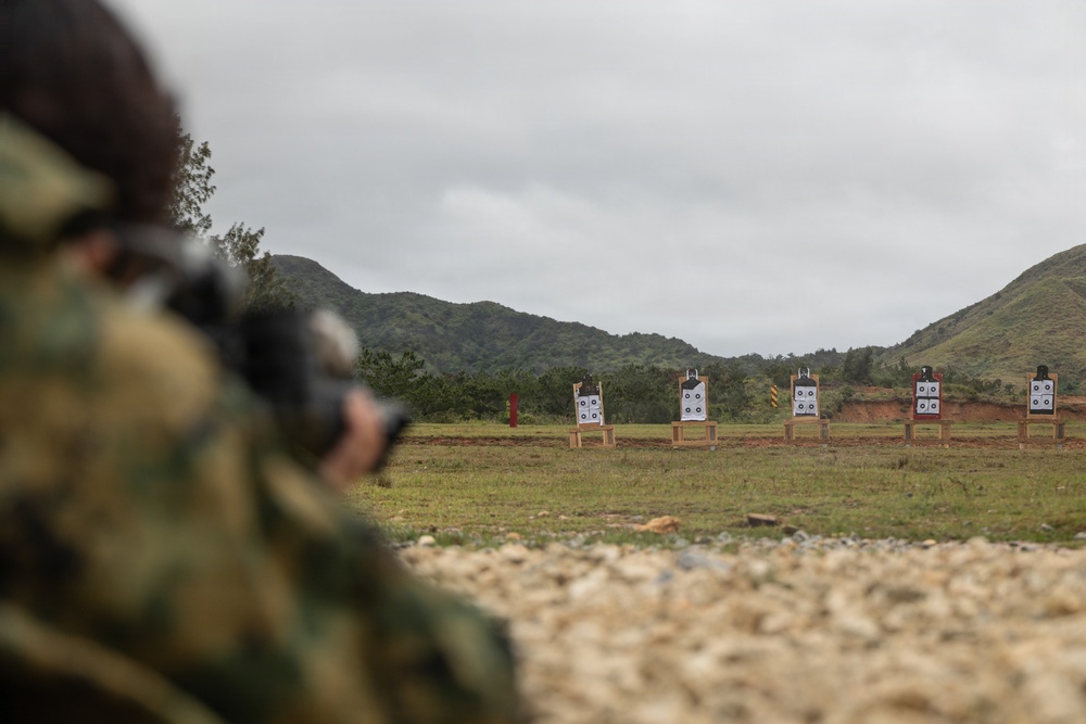 COMMSTRAT Marines conduct a field training exercise at Camp Hansen