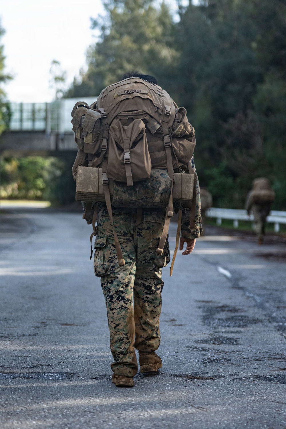 COMMSTRAT Marines conduct a field training exercise at Camp Hansen