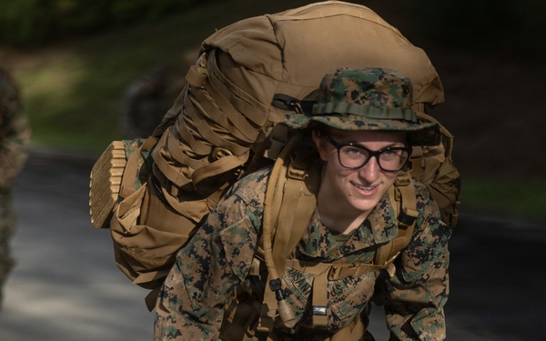 COMMSTRAT Marines conduct a field training exercise at Camp Hansen