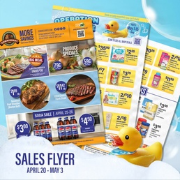 Don’t miss out on amazing deals in the April 20 – May 3 Commissary Sales Flyer