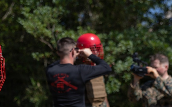 COMMSTRAT Marines conduct a field training exercise at Camp Hansen