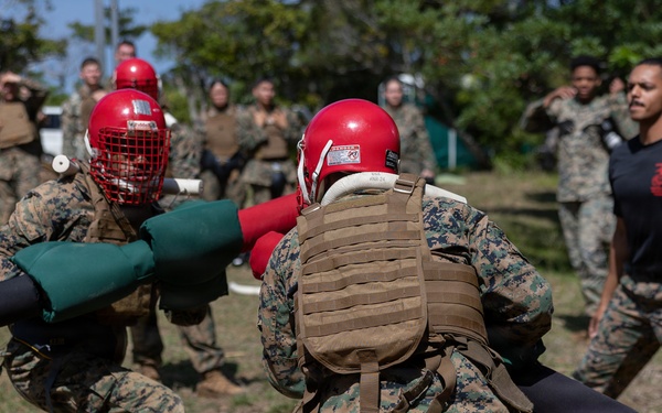 COMMSTRAT Marines conduct a field training exercise at Camp Hansen