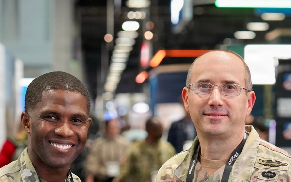 Captain Martin and Colonel Paul at AUSA 2025