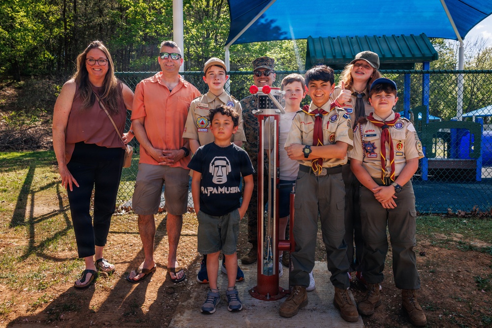 A Life Scout Honored for his Dedication