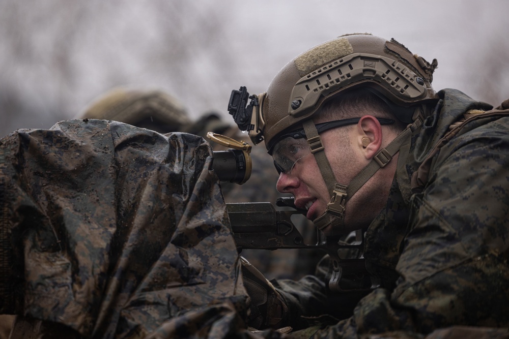 U.S. Marines with 12th LCT Execute Bilateral Live-Fire Range: Day 2