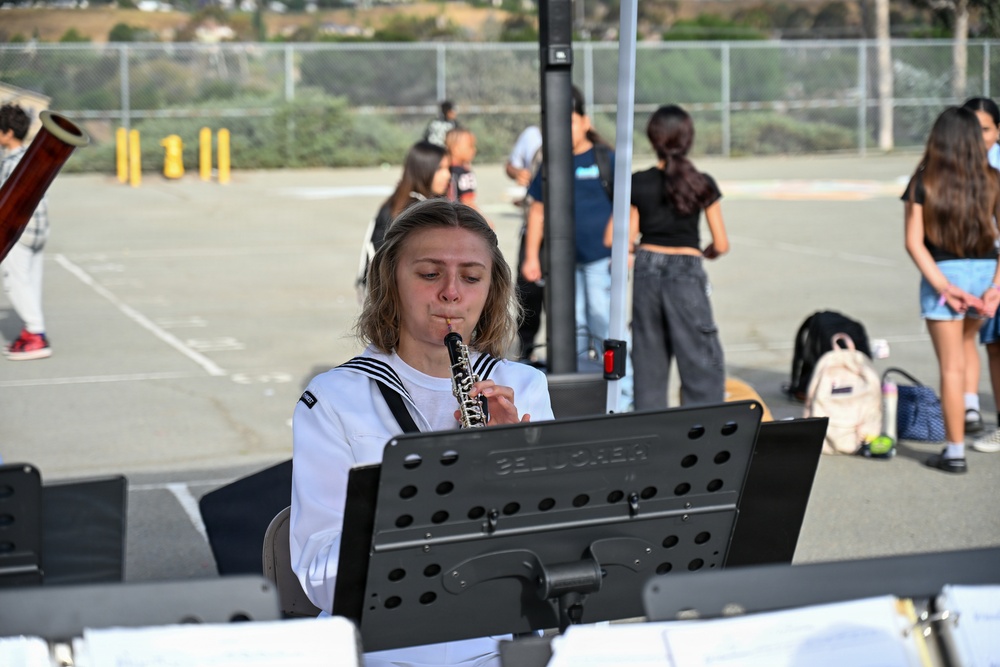 Navy Band Southwest at Bancroft Elementary School