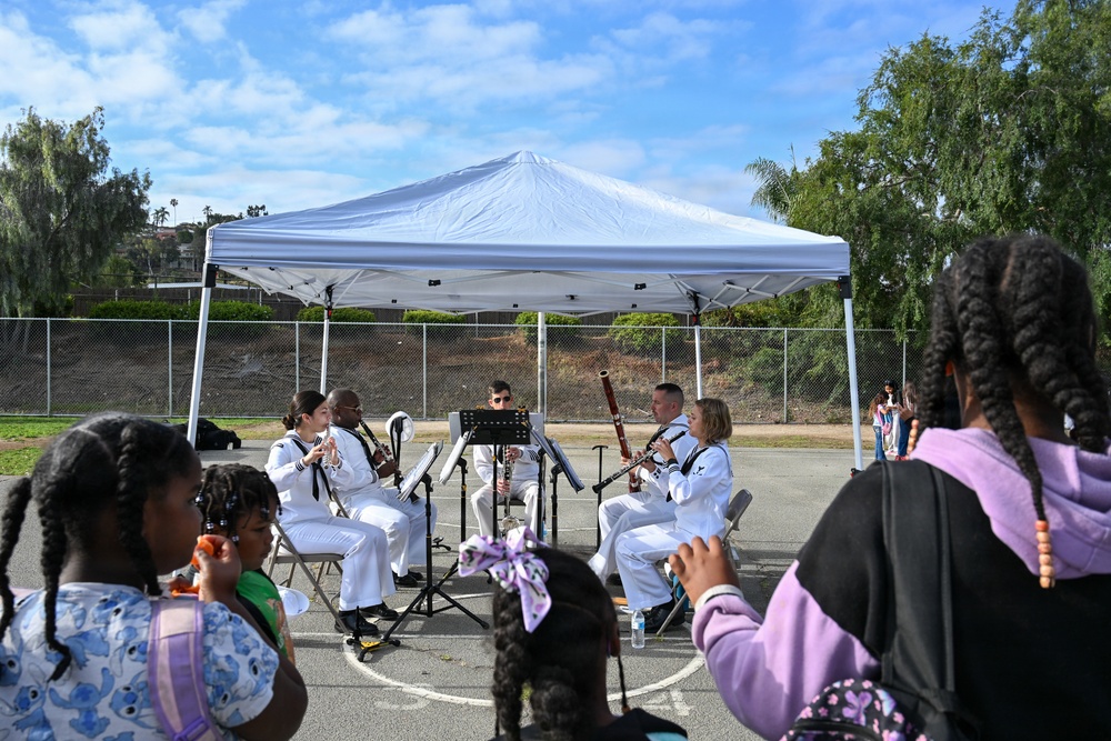 Navy Band Southwest at Bancroft Elementary School