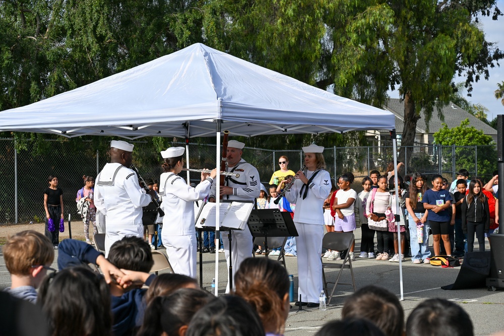 Navy Band Southwest at Bancroft Elementary School