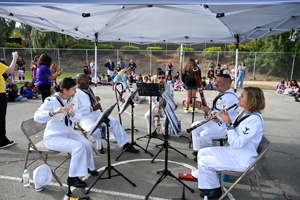 Navy Band Southwest at Bancroft Elementary School