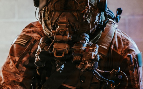 U.S. Marine Raiders conduct combined arms live-fire exercise