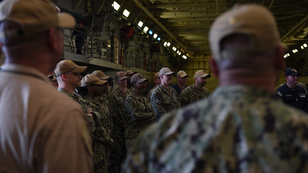 Sailor of the Year Candidates USS Arlington (LPD 24) Tour