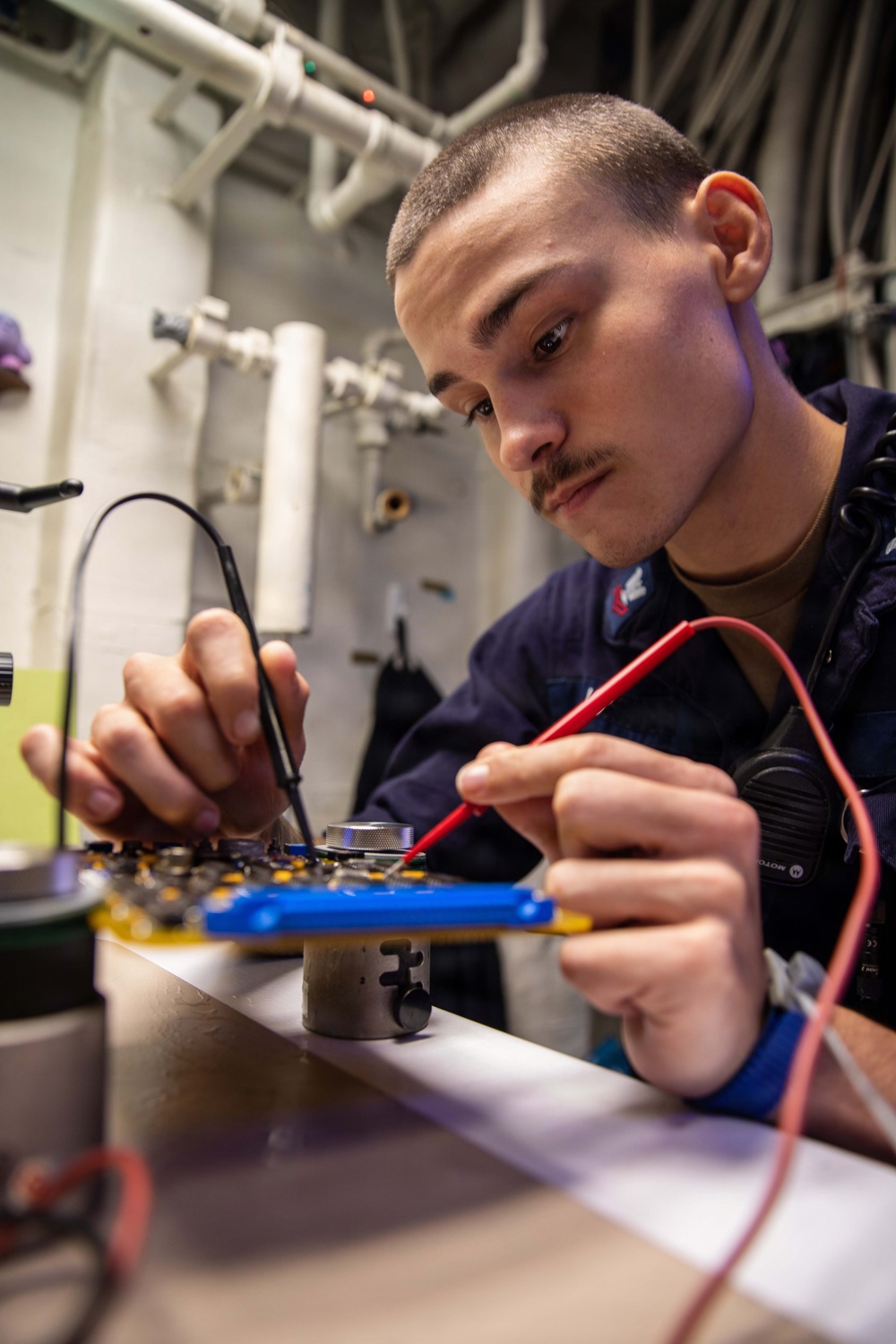 USS Mitscher (DDG 57) conducts underway operations