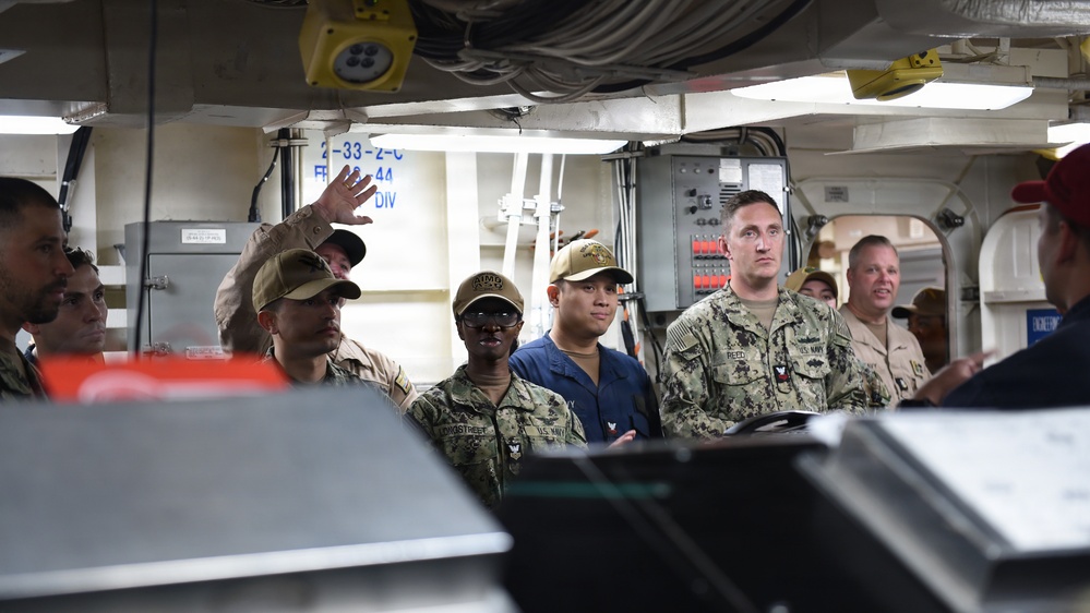 Sailor of the Year Candidates USS Arlington (LPD 24) Tour