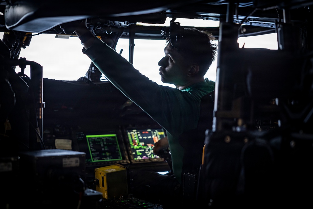 USS Iwo Jima Sailors Conduct MH-60S Seahawk Maintenance