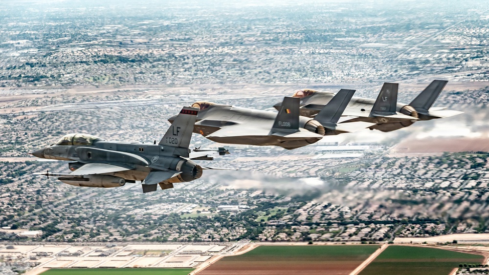 Luke AFB's 7 Squadrons Demonstrate Integrated Airpower
